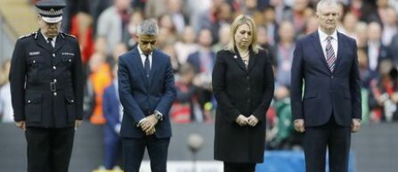 Moment de reculegere, pe Wembley, înainte de partida Anglia - Lituania